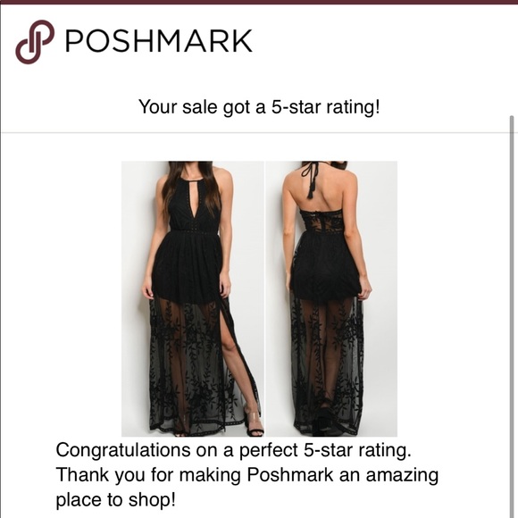 EYELET, LACE EMBROIDERY MAXI DRESS - Picture 5 of 5